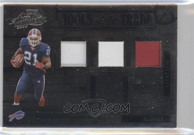 2005 Playoff Absolute Memorabilia - Tools of the Trade - Blue Triple Materials #TT-99 - Willis McGahee /10