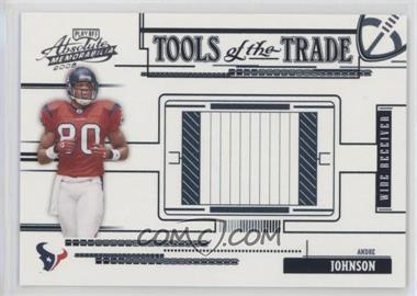 2005 Playoff Absolute Memorabilia - Tools of the Trade - Blue #TT-4 - Andre Johnson /150