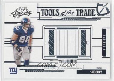 2005 Playoff Absolute Memorabilia - Tools of the Trade - Blue #TT-40 - Jeremy Shockey /150