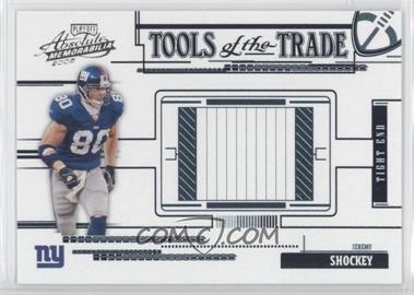 2005 Playoff Absolute Memorabilia - Tools of the Trade - Blue #TT-40 - Jeremy Shockey /150