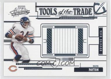 2005 Playoff Absolute Memorabilia - Tools of the Trade - Blue #TT-97 - Walter Payton /150