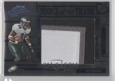 2005 Playoff Absolute Memorabilia - Tools of the Trade - Jumbo Black Materials #TT-11 - Brian Westbrook /5