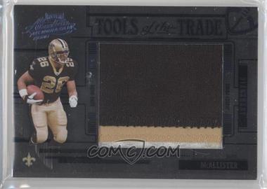 2005 Playoff Absolute Memorabilia - Tools of the Trade - Jumbo Black Materials #TT-25 - Deuce McAllister /5