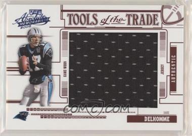 2005 Playoff Absolute Memorabilia - Tools of the Trade - Jumbo Red Materials #TT-36 - Jake Delhomme /10