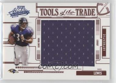 2005 Playoff Absolute Memorabilia - Tools of the Trade - Jumbo Red Materials #TT-38 - Jamal Lewis /10