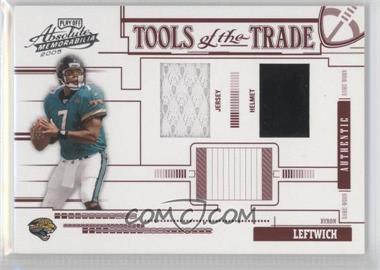 2005 Playoff Absolute Memorabilia - Tools of the Trade - Red Double Materials #TT-12 - Byron Leftwich /100