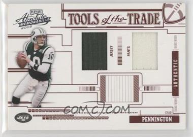 2005 Playoff Absolute Memorabilia - Tools of the Trade - Red Double Materials #TT-15 - Chad Pennington /100