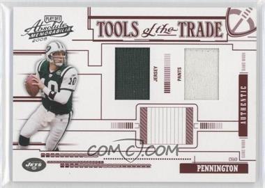 2005 Playoff Absolute Memorabilia - Tools of the Trade - Red Double Materials #TT-15 - Chad Pennington /100