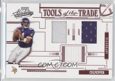 2005 Playoff Absolute Memorabilia - Tools of the Trade - Red Double Materials #TT-23 - Daunte Culpepper /100