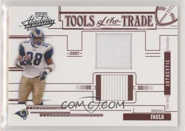 2005 Playoff Absolute Memorabilia - Tools of the Trade - Red Materials #TT-61 - Marshall Faulk /100