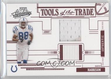 2005 Playoff Absolute Memorabilia - Tools of the Trade - Red Materials #TT-62 - Marvin Harrison /100