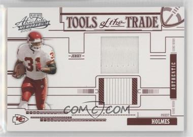 2005 Playoff Absolute Memorabilia - Tools of the Trade - Red Materials #TT-72 - Priest Holmes /100