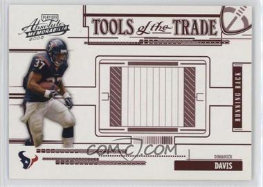 2005 Playoff Absolute Memorabilia - Tools of the Trade - Red #TT-26 - Domanick Davis /250