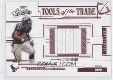 2005 Playoff Absolute Memorabilia - Tools of the Trade - Red #TT-26 - Domanick Davis /250