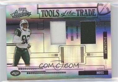 2005 Playoff Absolute Memorabilia - Tools of the Trade - Spectrum Black Double Materials #TT-80 - Santana Moss /25