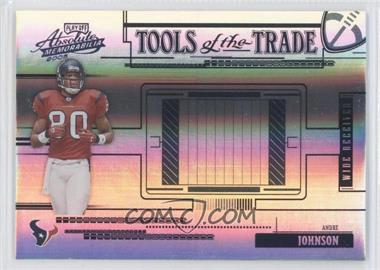 2005 Playoff Absolute Memorabilia - Tools of the Trade - Spectrum Blue #TT-4 - Andre Johnson /25