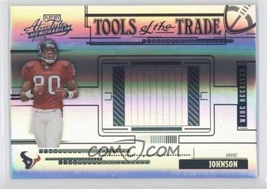 2005 Playoff Absolute Memorabilia - Tools of the Trade - Spectrum Blue #TT-4 - Andre Johnson /25