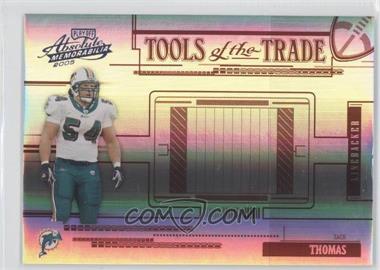 2005 Playoff Absolute Memorabilia - Tools of the Trade - Spectrum Red #TT-100 - Zach Thomas /50