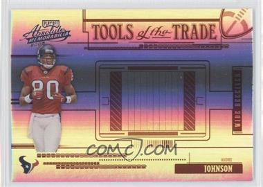 2005 Playoff Absolute Memorabilia - Tools of the Trade - Spectrum Red #TT-4 - Andre Johnson /50