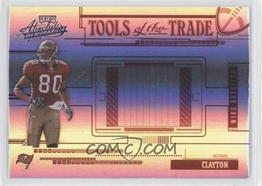 2005 Playoff Absolute Memorabilia - Tools of the Trade - Spectrum Red #TT-64 - Michael Clayton /50
