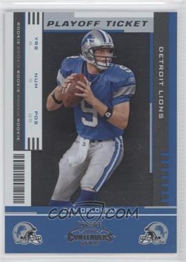 2005 Playoff Contenders - [Base] - Playoff Ticket #127 - Rookie Ticket - Dan Orlovsky /25