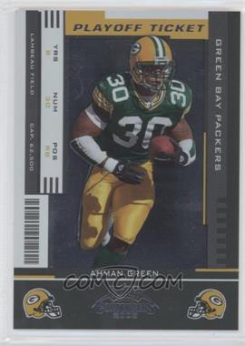 2005 Playoff Contenders - [Base] - Playoff Ticket #36 - Ahman Green /199