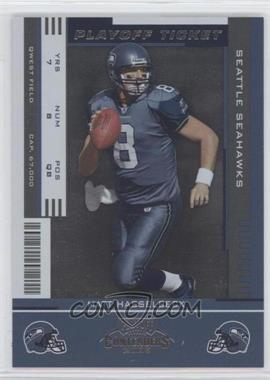 2005 Playoff Contenders - [Base] - Playoff Ticket #86 - Matt Hasselbeck /199