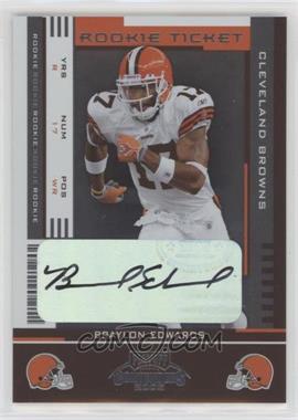 2005 Playoff Contenders - [Base] #112 - Rookie Ticket - Braylon Edwards