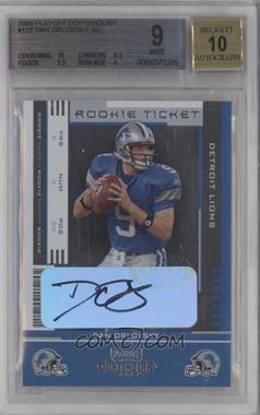 2005 Playoff Contenders - [Base] #127 - Rookie Ticket - Dan Orlovsky [BGS 9 MINT]