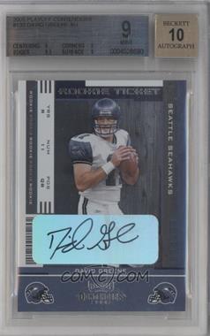2005 Playoff Contenders - [Base] #130 - Rookie Ticket - David Greene [BGS 9 MINT]