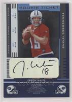 Rookie Ticket - Jason White