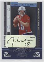 Rookie Ticket - Jason White