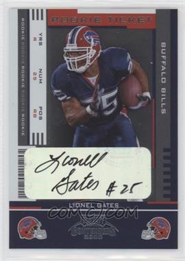 2005 Playoff Contenders - [Base] #151 - Rookie Ticket - Lionel Gates /241