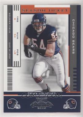 2005 Playoff Contenders - [Base] #17 - Brian Urlacher