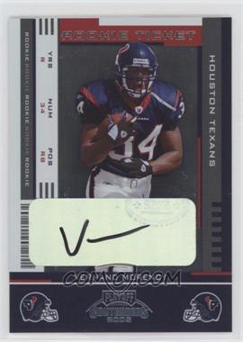 2005 Playoff Contenders - [Base] #180 - Rookie Ticket - Vernand Morency [Noted]