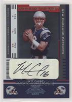 Rookie Ticket - Matt Cassel