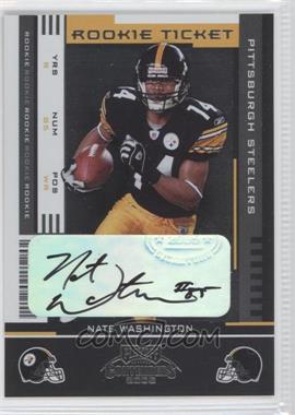 2005 Playoff Contenders - [Base] #192 - Rookie Ticket - Nate Washington