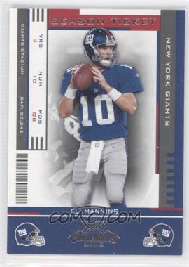 2005 Playoff Contenders - [Base] #63 - Eli Manning