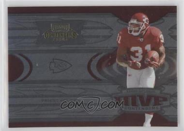 2005 Playoff Contenders - MVP Contenders - Red #MVP-9 - Priest Holmes /500