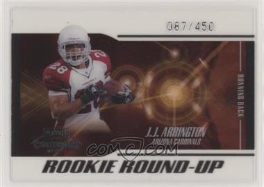2005 Playoff Contenders - Rookie Round-Up #RU-27 - J.J. Arrington /450