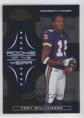 2005 Playoff Contenders - Rookie of the Year Contenders - Blue #ROY-10 - Troy Williamson /100