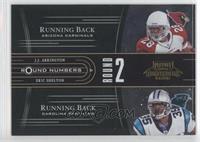 J.J. Arrington, Eric Shelton, Reggie Brown, Vincent Jackson #/1,000