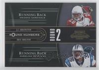 J.J. Arrington, Eric Shelton, Reggie Brown, Vincent Jackson #/1,000