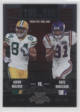 2005 Playoff Contenders - Toe to Toe #TT-19 - Javon Walker, Nate Burleson /450