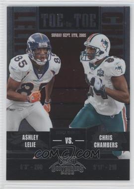 2005 Playoff Contenders - Toe to Toe #TT-2 - Ashley Lelie, Chris Chambers /450