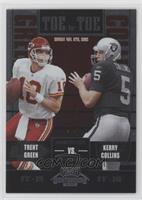 Trent Green, Kerry Collins [EX to NM] #/450
