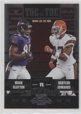 2005 Playoff Contenders - Toe to Toe #TT-50 - Mark Clayton, Braylon Edwards /450