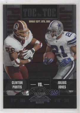 2005 Playoff Contenders - Toe to Toe #TT-6 - Clinton Portis, Julius Jones /450