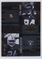 Randy Moss, Charles Woodson [EX to NM] #/250