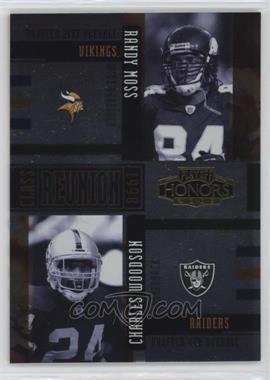 2005 Playoff Honors - Class Reunion - Foil #CR-5 - Randy Moss, Charles Woodson /250 [EX to NM]